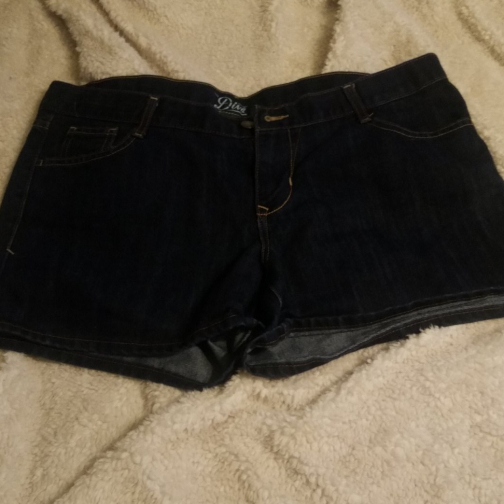 Denim shorts